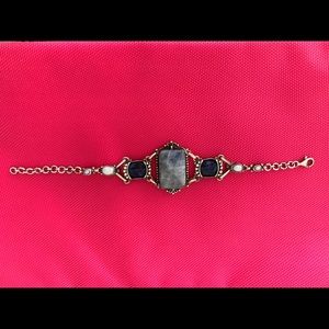 Sanjen Sterling Silver Sodalite Lapis bracelet